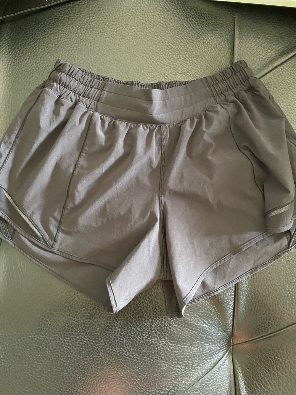 lululemon athletica Women's Charcoal Gray Athletic Shorts